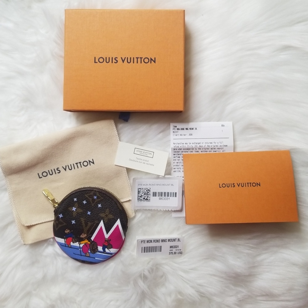 LOUIS VUITTON PORTE MONNAIE ROUND COIN PURSE BEARS - Picture 7 of 8